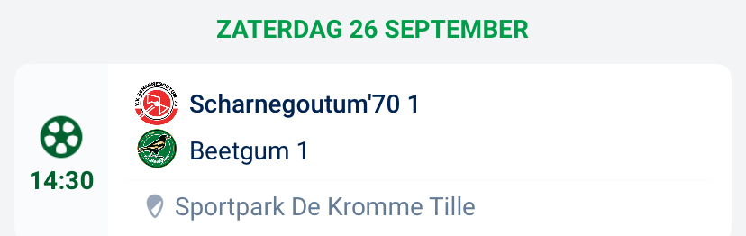 Beetgum naar Scharnegoutum