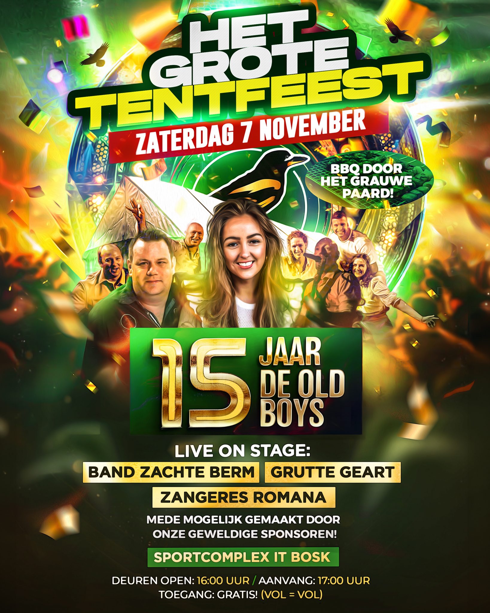 HET GROTE TENTFEEST: 15 JAAR DE OLD BOYS
