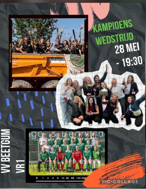 Beetgum VR1 kampioenschapswedstrijd donderdag 28 mei